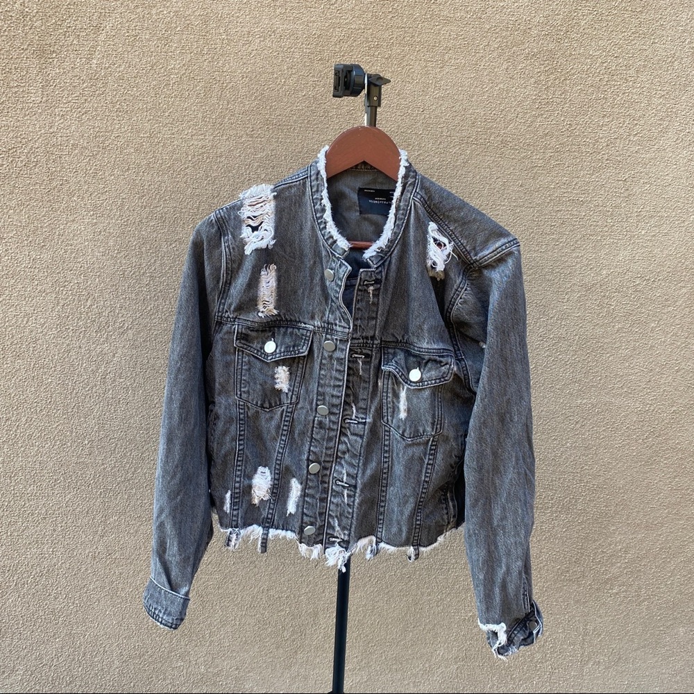 Grey denim jacket